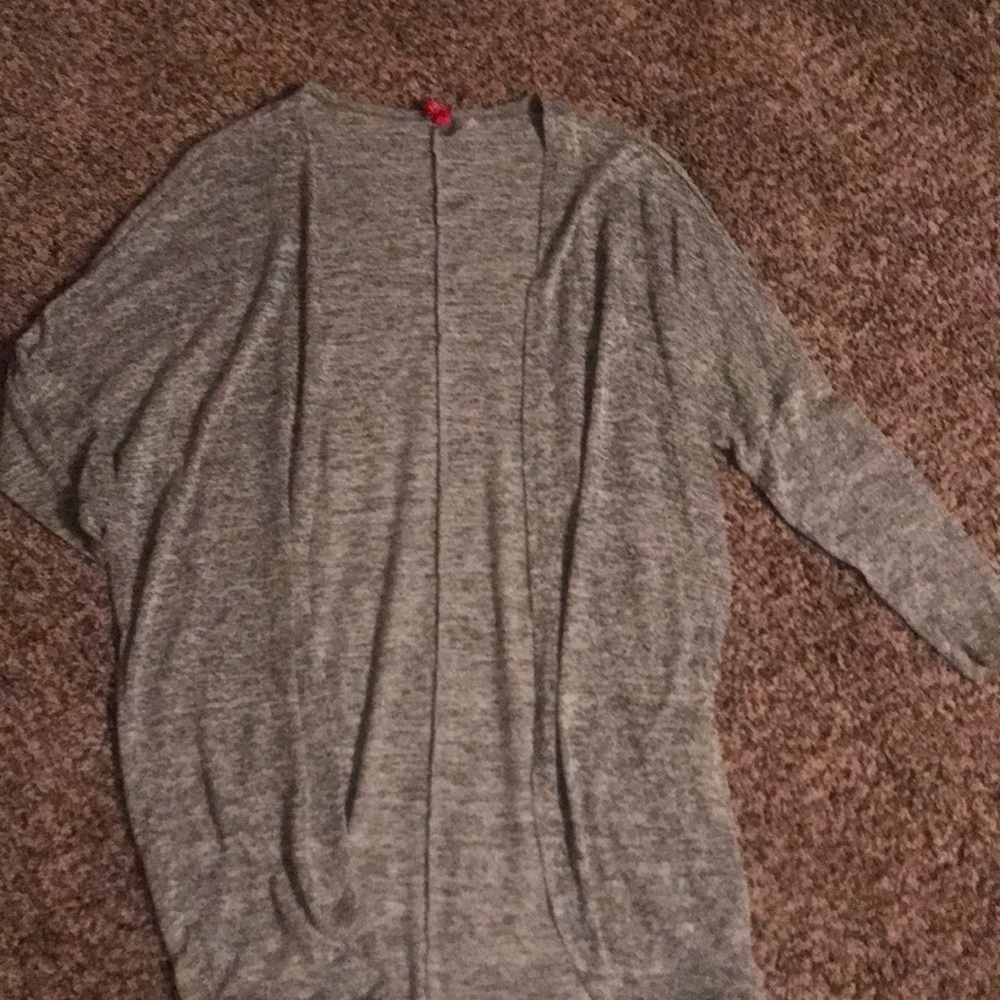 Grey cardigan